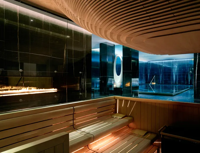 Corinthia London (Biome by Corinthia): the sauna