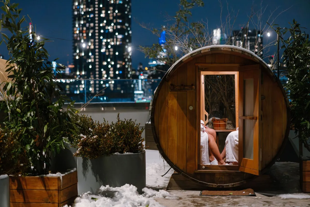 The William Vale – Winter Spa: the sauna