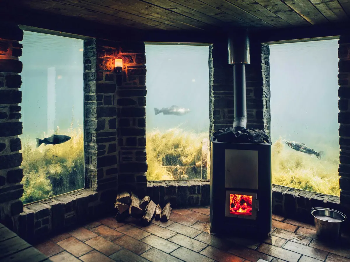Ästad Vingård · Sinnenas Spa: the sauna