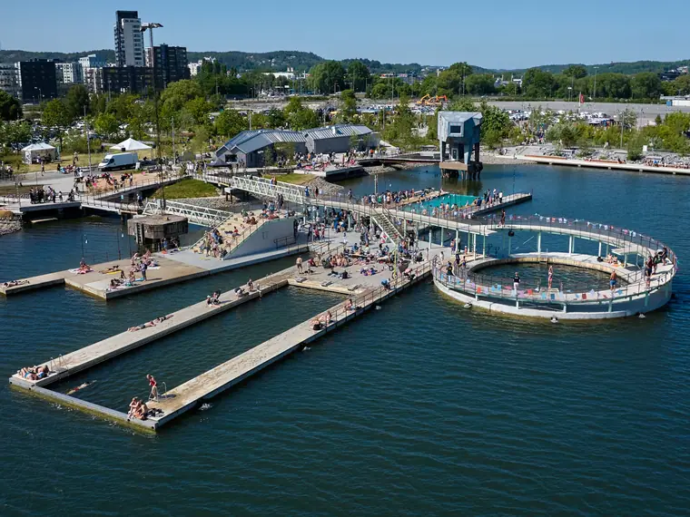 Frihamnen public sauna (Jubileumsparken)