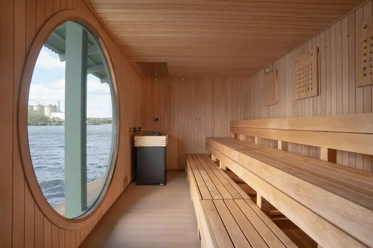 Hellasgården: the sauna