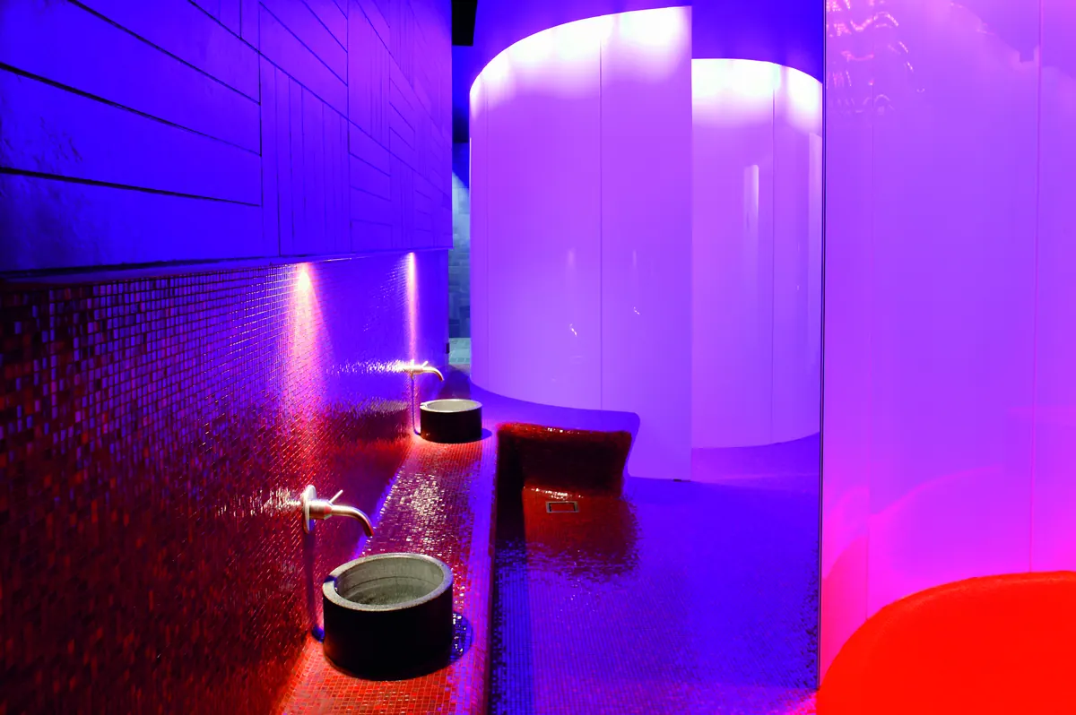 Hotel Castell (rock water sauna): the spa