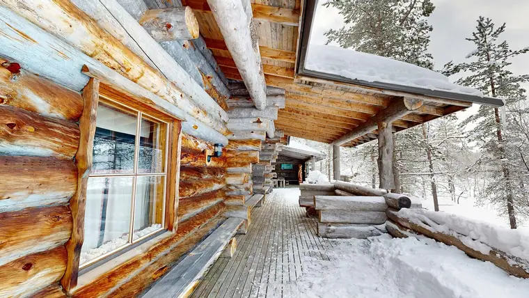 Kakslauttanen Arctic Resort: the sauna