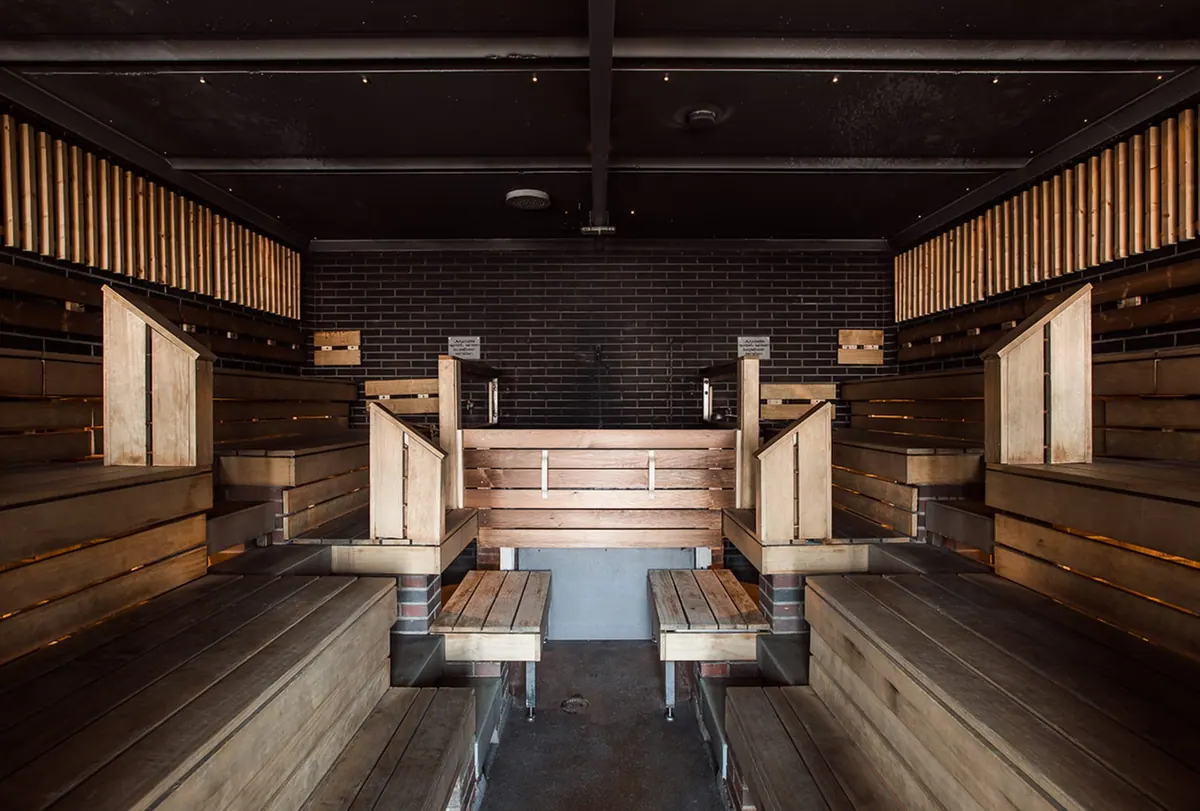 Kaupinojan Sauna: the sauna