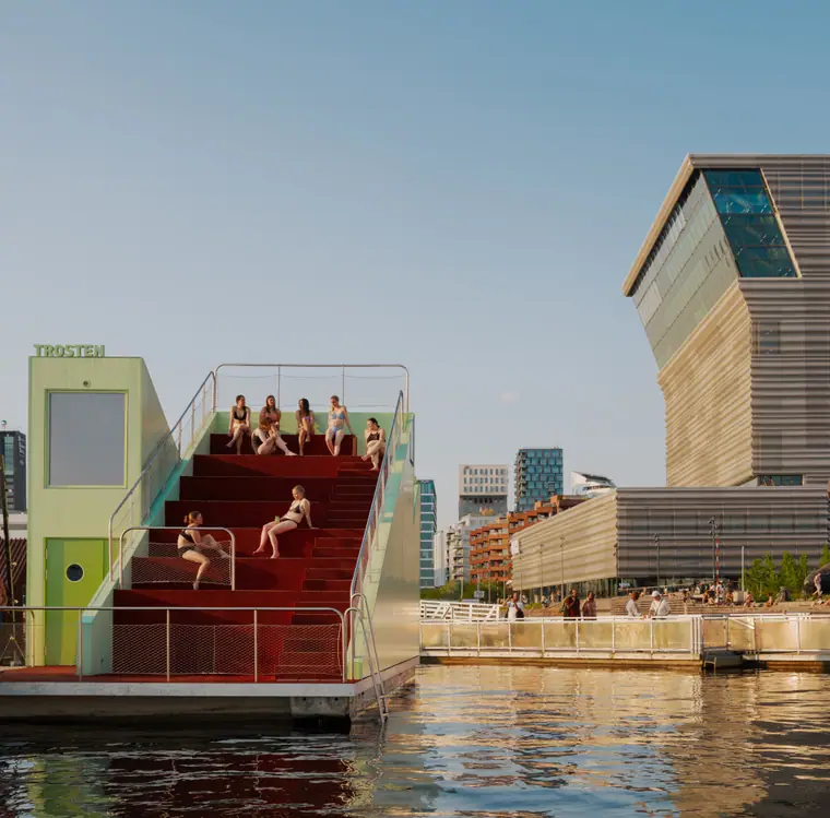 Oslo Badstuforening (floating sauna rafts incl. Trosten)