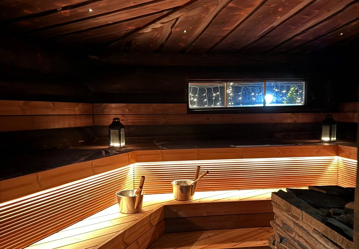 Rukan Salonki Resort: the sauna