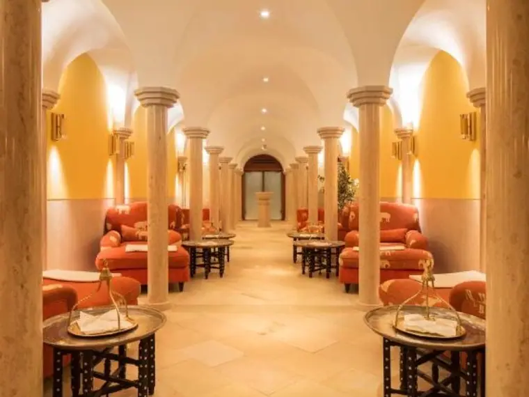 Schloss Elmau (Badehaus + Nature Spa): the sauna