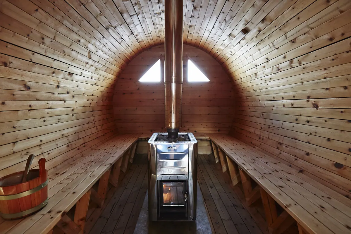 Schutzhütte Schöne Aussicht: the sauna