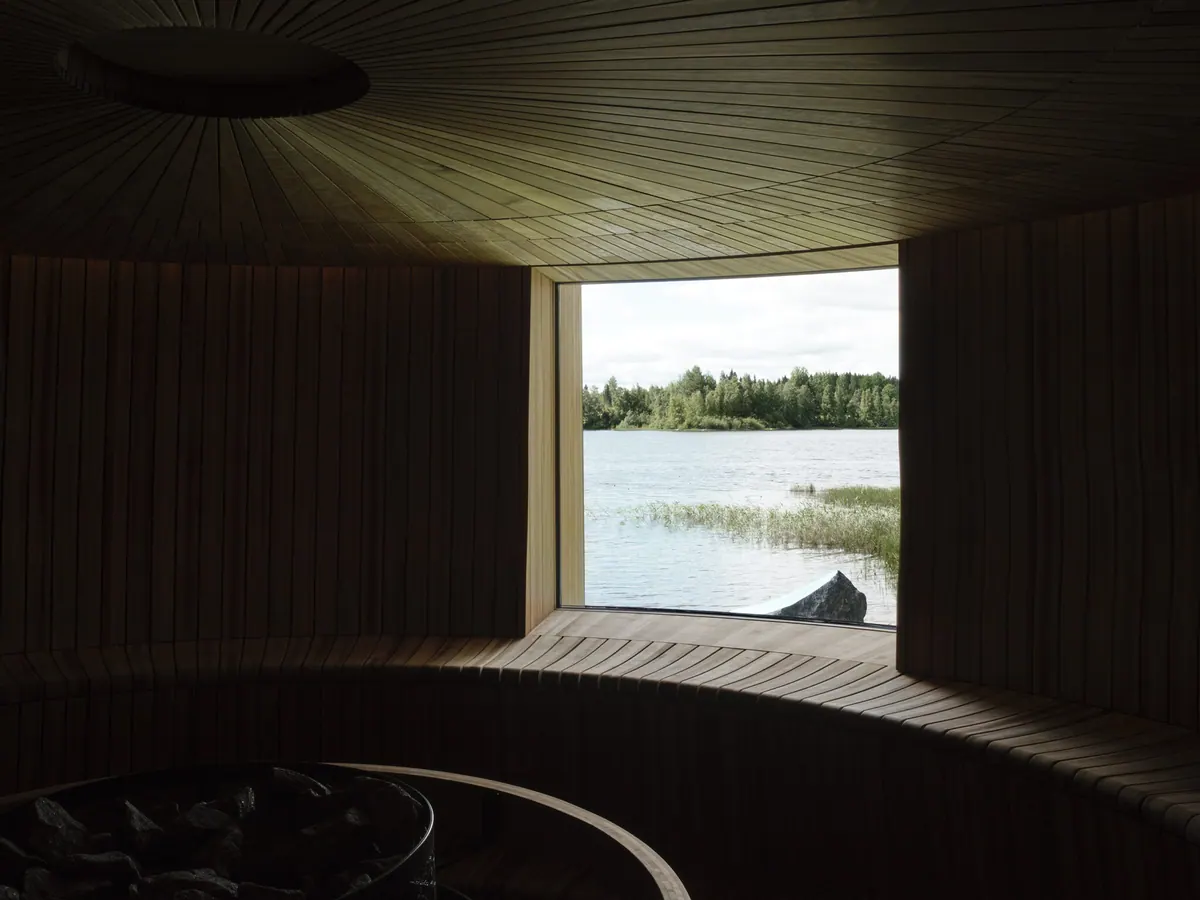 Serlachius Art Sauna: the sauna