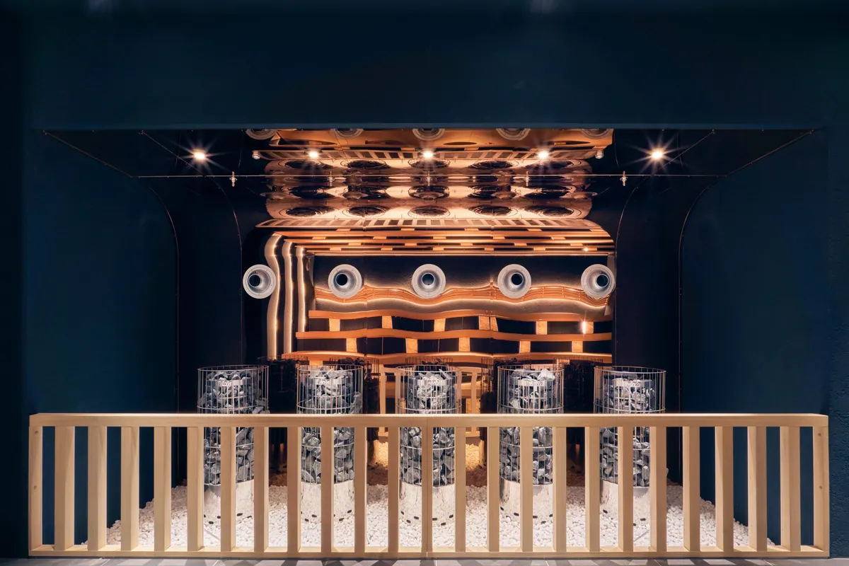 Spa Metsa Ootaka Ryusenji no Yu (スパメッツァおおたか 竜泉寺の湯): the sauna
