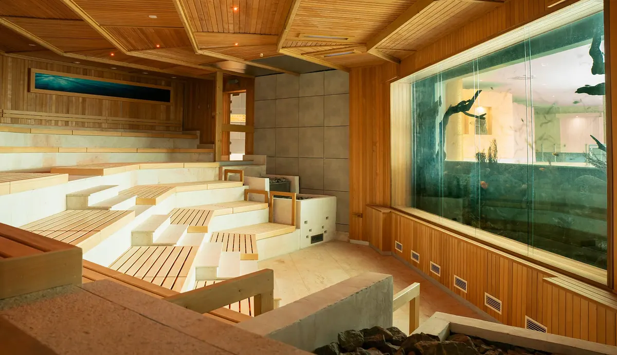 Suntago Water World · Saunaria: the sauna