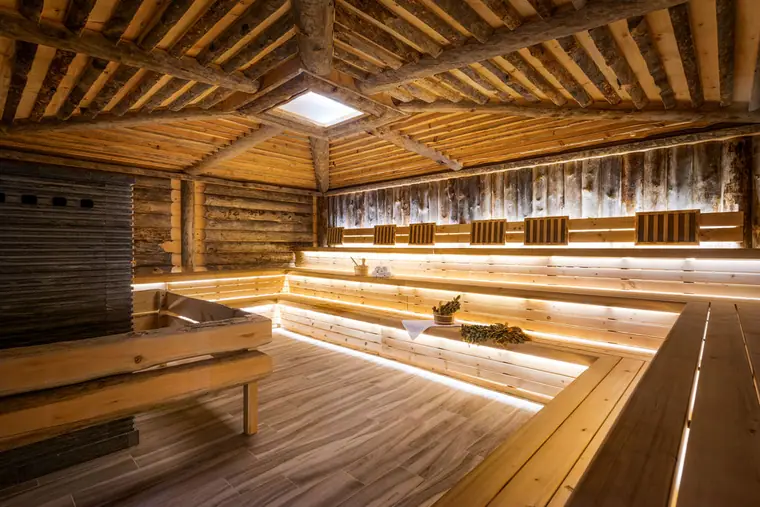World Spa: the sauna
